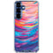 Rainbow Wave Brush Stroke by Etta Vee Galaxy S25 Plus Clear Case